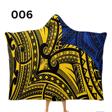 Load image into Gallery viewer, Hooded Tribal Blanket
