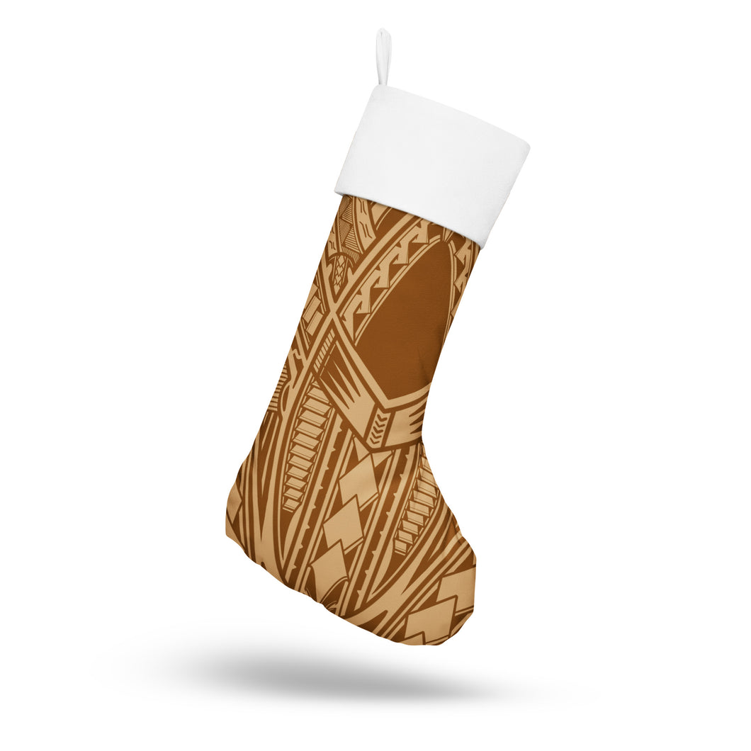Kerisimasi Brown stocking