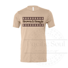 Load image into Gallery viewer, Brown &amp; Bougie T-shirt
