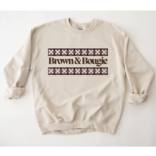 Load image into Gallery viewer, Brown &amp; Bougie Crewneck sweater
