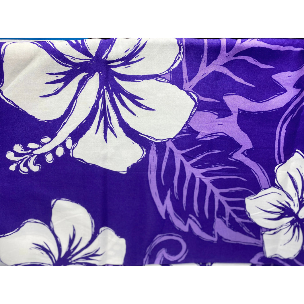 Purple Hibiscus Fabric